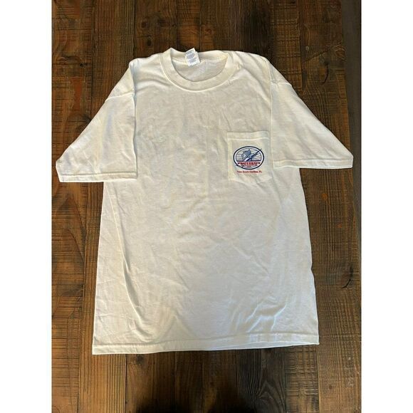Waterway Cafe Fun In The Sun Palm Beach Garden Fl T-shirt Swordfish - Picture 1 of 5